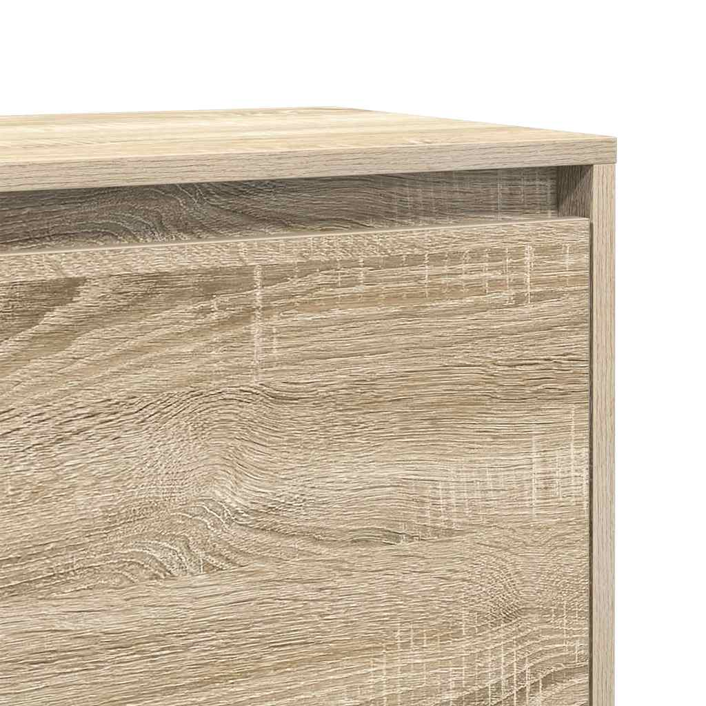 Noćni ormarić boja hrasta 45 x 34 x 44,5 cm konstruirano drvo