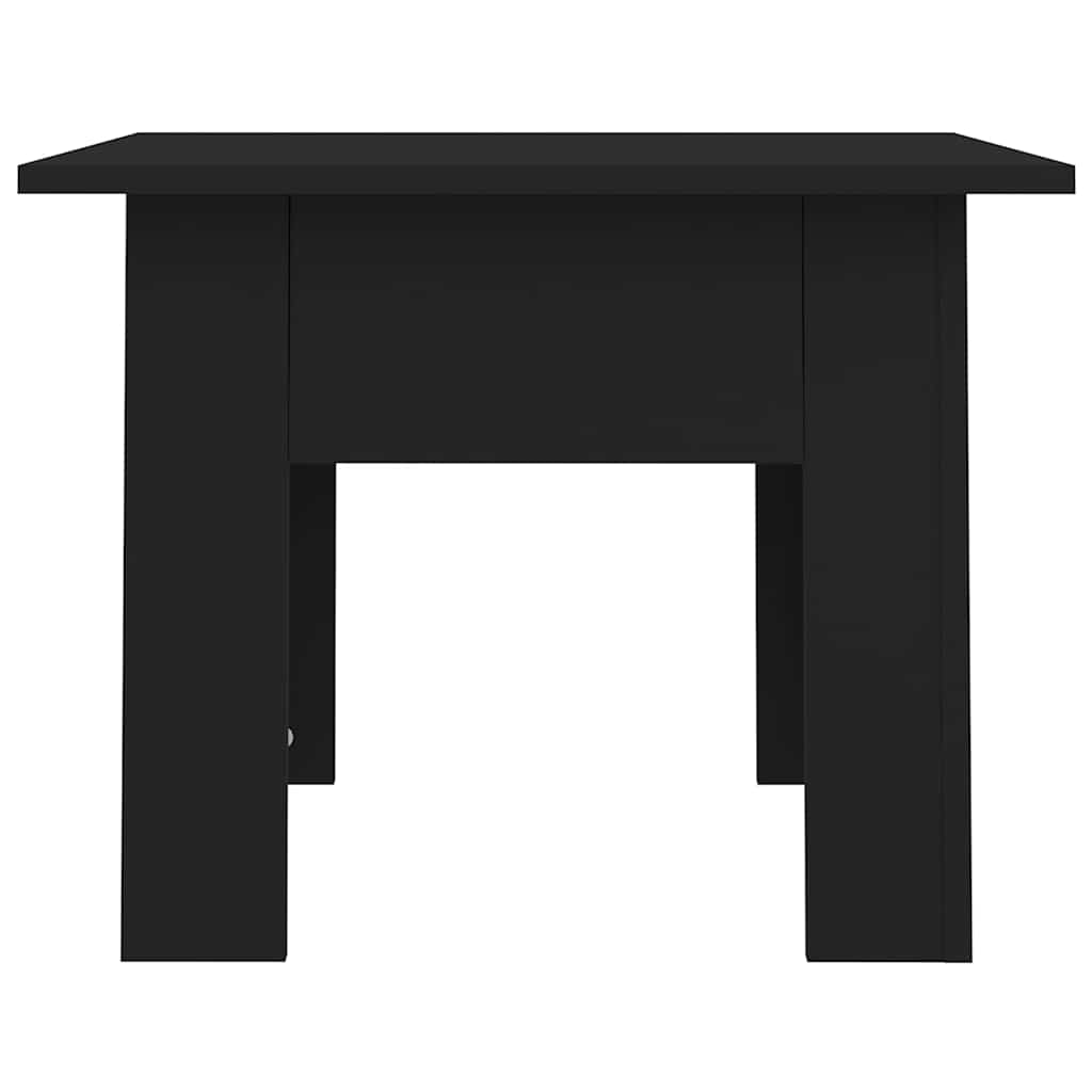 Stolić za kavu crni 55 x 55 x 42 cm od konstruiranog drva