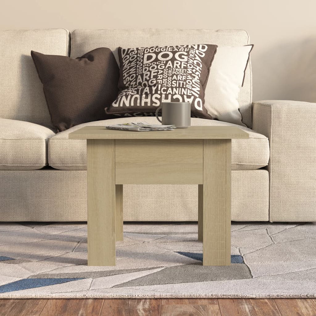 Stolić za kavu boja hrasta sonome 55 x 55 x 42 cm od iverice