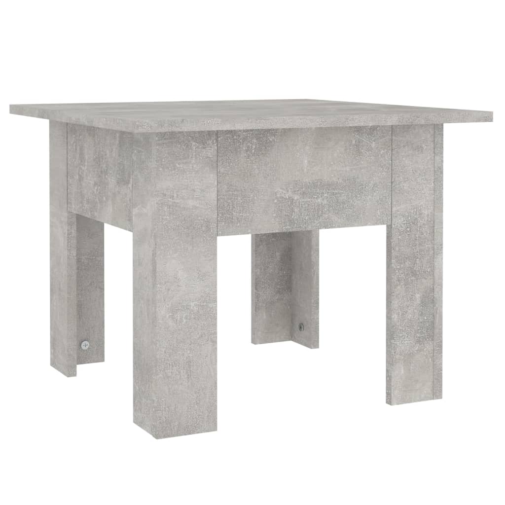Stolić za kavu siva boja betona 55 x 55 x 42 cm od iverice