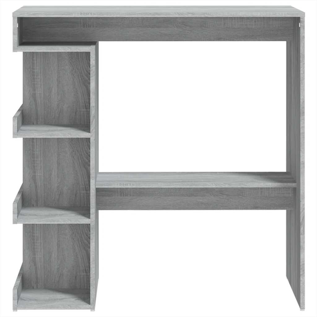 Barski stol sa stalkom siva boja hrasta sonome 100x50x101,5 cm