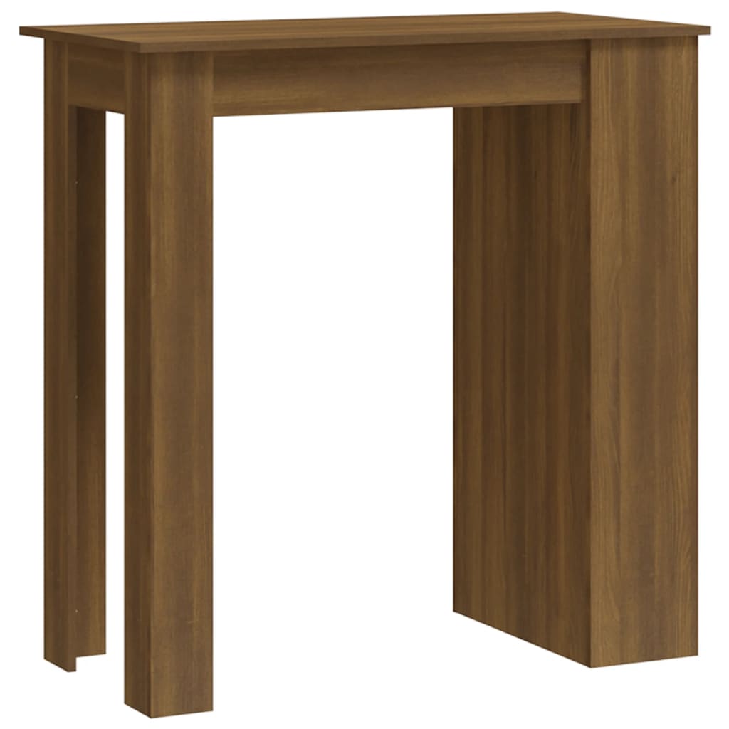 Barski stol sa stalkom smeđa boja hrasta 102x50x103,5 cm drveni