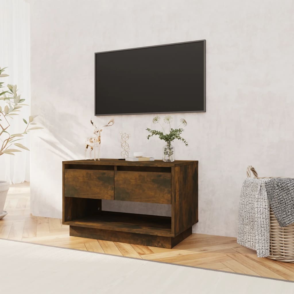 TV ormarić boja dimljenog hrasta 70x41x44 cm konstruirano drvo