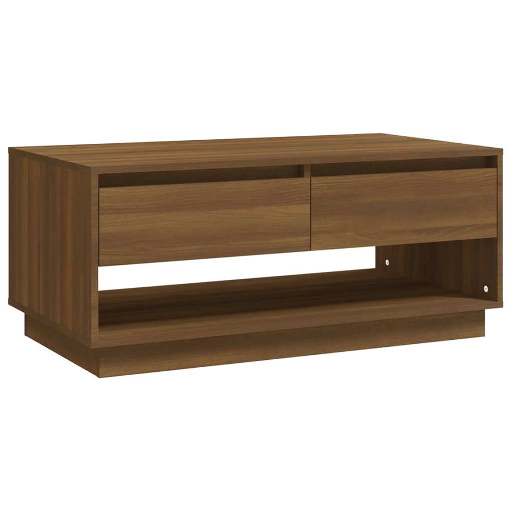 Stolić za kavu boja hrasta 102,5 x 55 x 44 cm konstruirano drvo