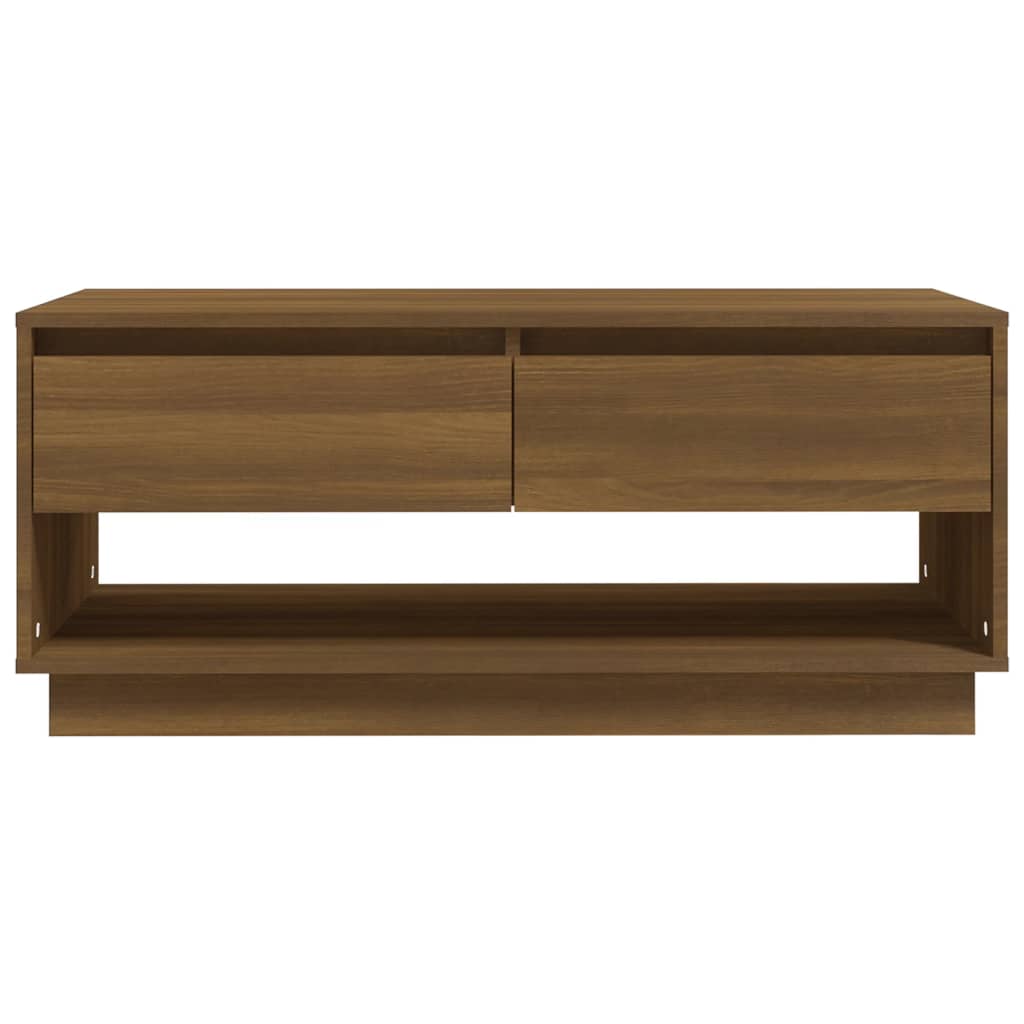 Stolić za kavu boja hrasta 102,5 x 55 x 44 cm konstruirano drvo