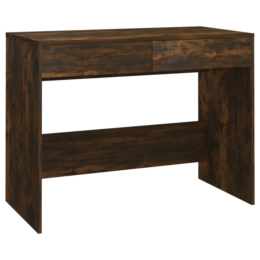 Radni stol boja dimljenog hrasta 101 x 50 x 76,5 cm od iverice