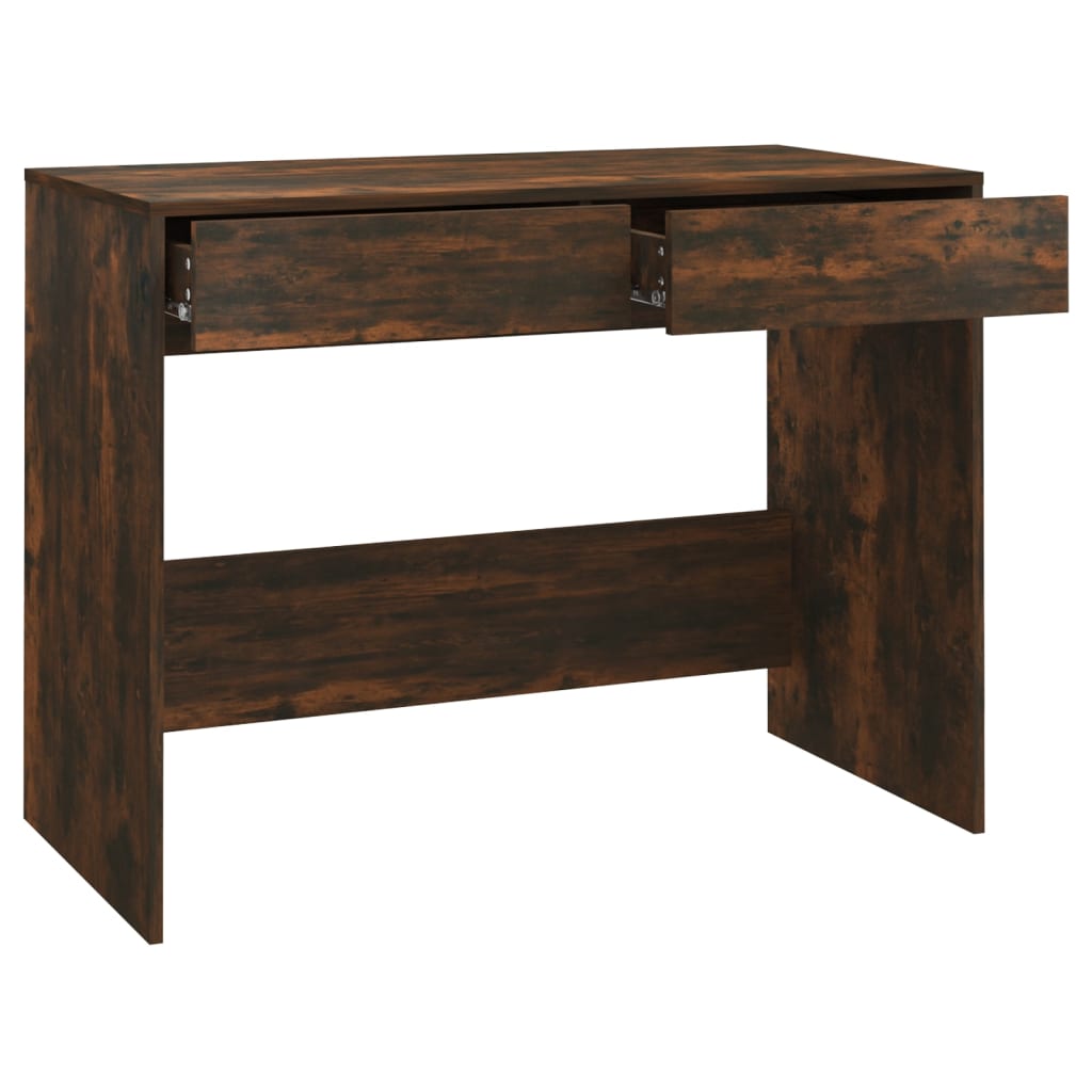 Radni stol boja dimljenog hrasta 101 x 50 x 76,5 cm od iverice