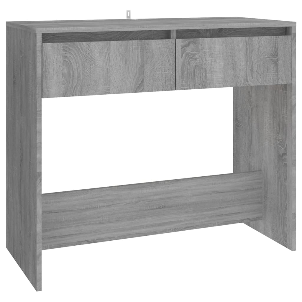 Konzolni stol siva boja hrasta 89x41x76,5 cm konstruirano drvo