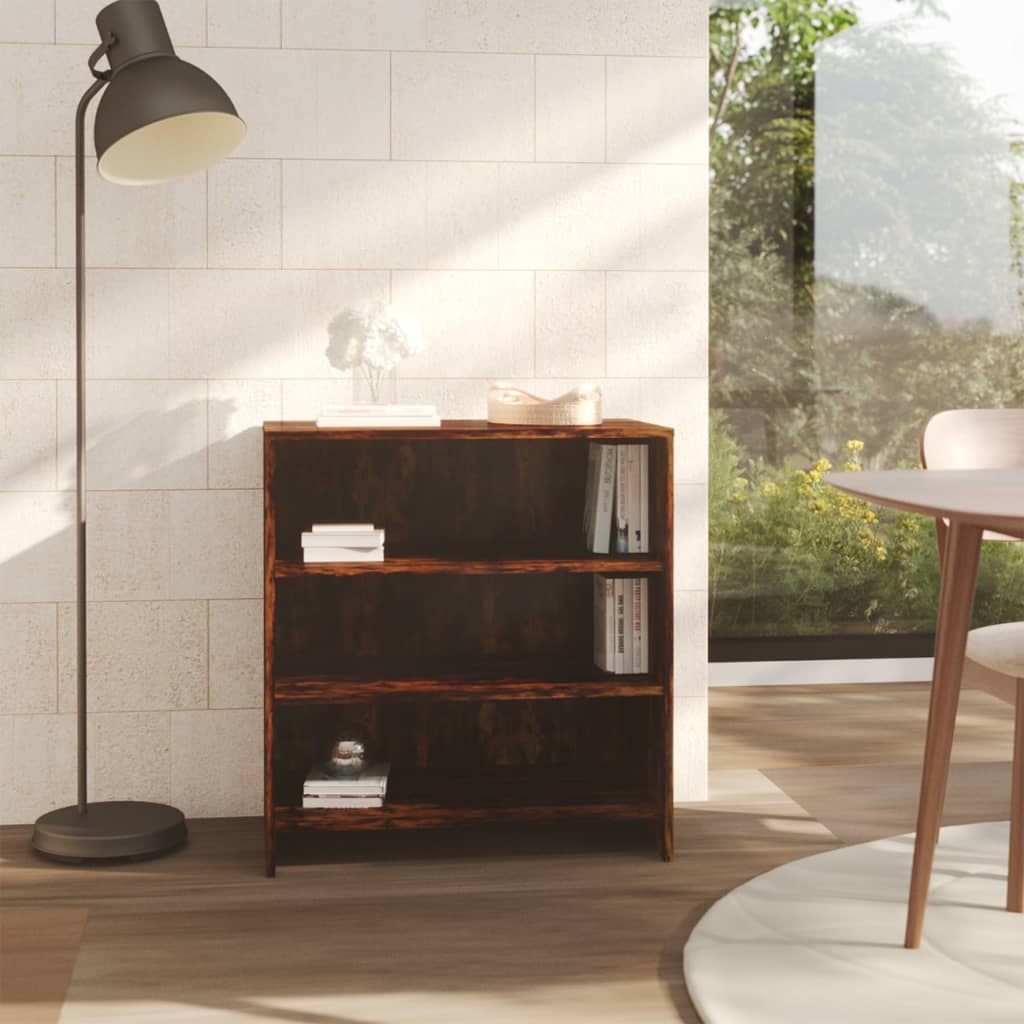 Komoda dimljena boja hrasta 70 x 40,5 x 75 cm konstruirano drvo