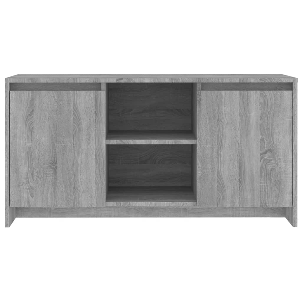 TV ormarić siva boja hrasta 102x37,5x52,5 cm konstruirano drvo