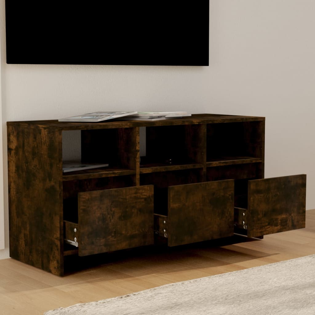 TV ormarić boja hrasta 102 x 37,5 x 52,5 cm konstruirano drvo