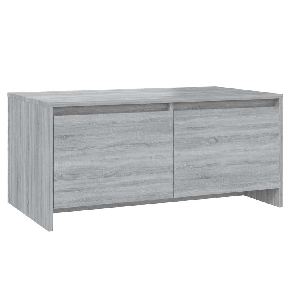Stolić za kavu siva boja hrasta 90x50x41,5 cm konstruirano drvo