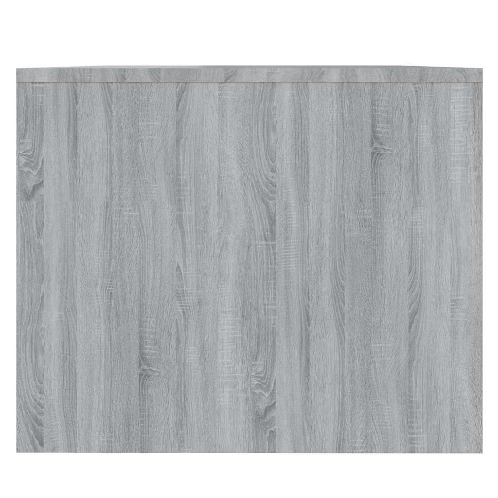 Stolić za kavu siva boja hrasta 90x50x41,5 cm konstruirano drvo