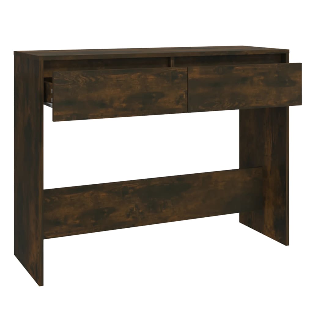 Konzolni stol boja hrasta 100x35x76,5 cm od konstruiranog drva