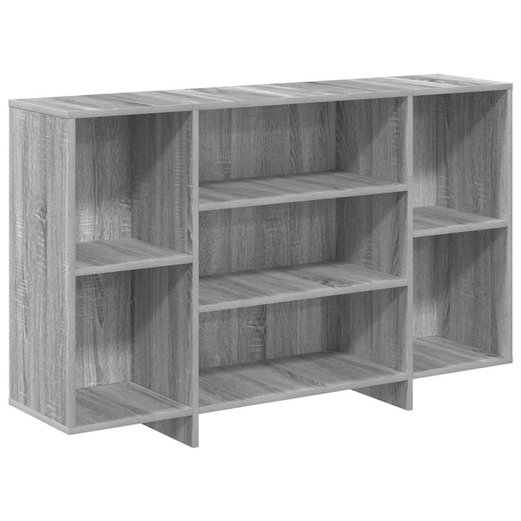 Komoda siva boja hrasta 120 x 30 x 75 cm od konstruiranog drva