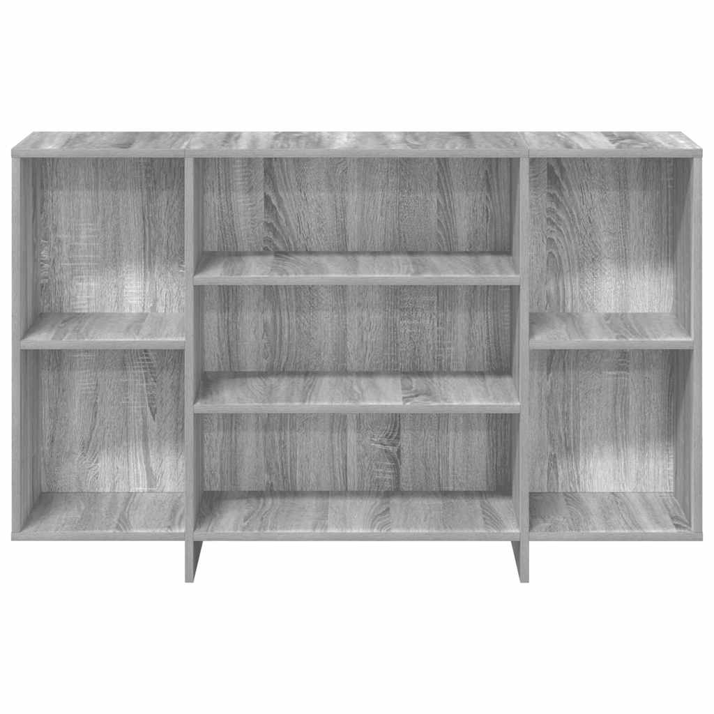 Komoda siva boja hrasta 120 x 30 x 75 cm od konstruiranog drva