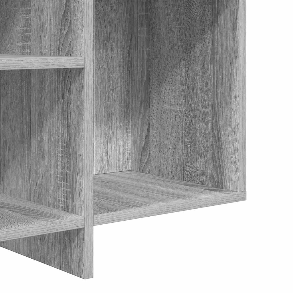 Komoda siva boja hrasta 120 x 30 x 75 cm od konstruiranog drva