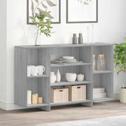 Komoda siva boja hrasta 120 x 30 x 75 cm od konstruiranog drva