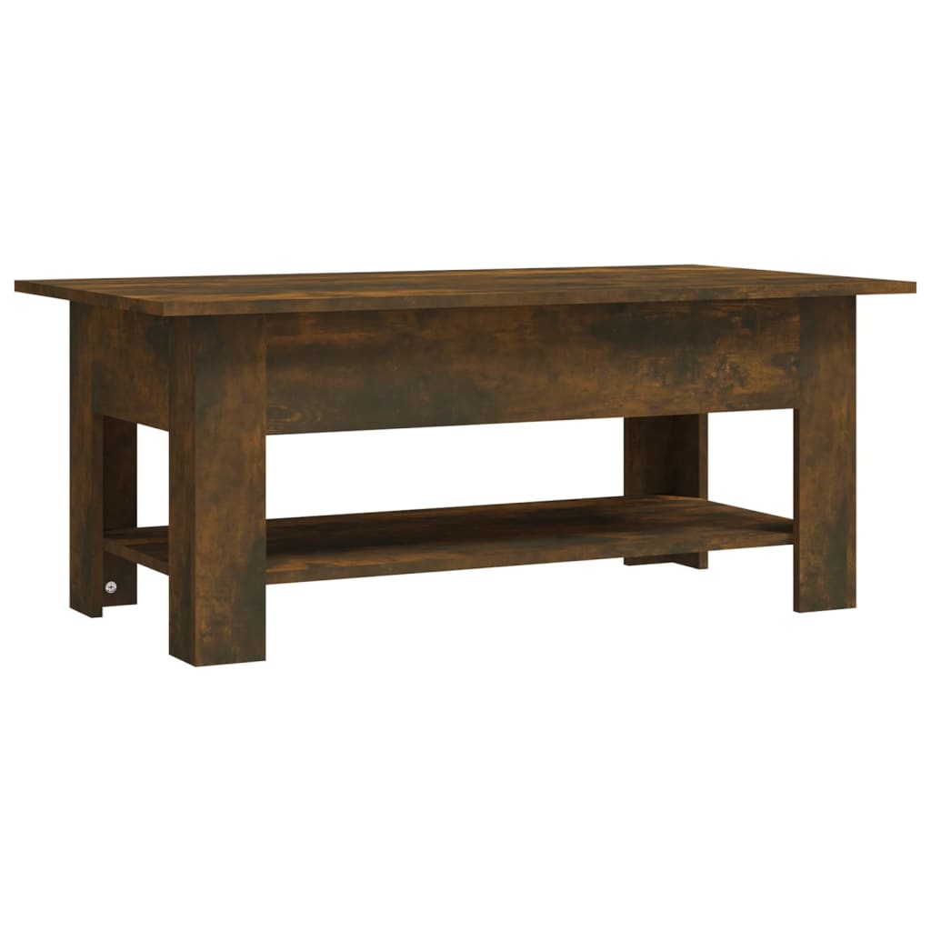 Stolić za kavu boja dimljenog hrasta 102 x 55 x 42 cm iverica