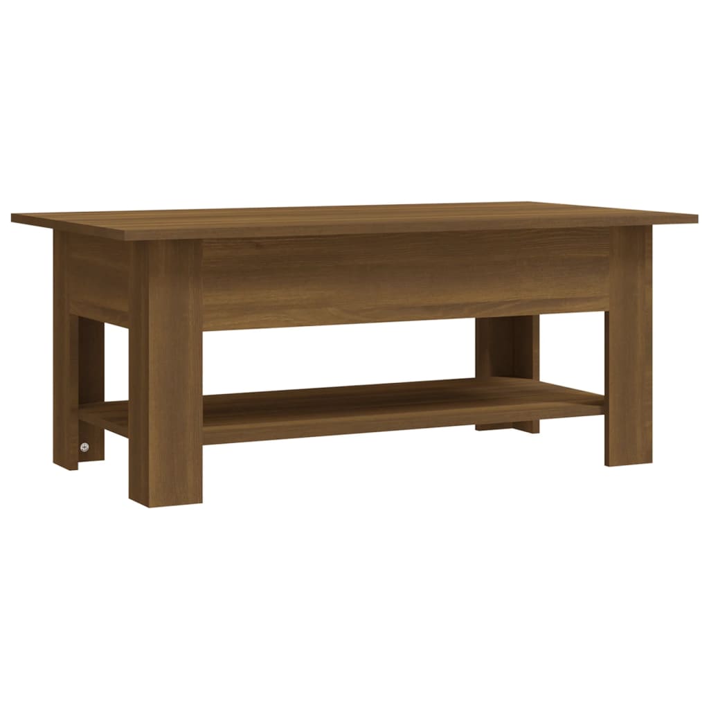 Stolić za kavu Smeđa hrasta 102x55x42 cm konstruirano drvo