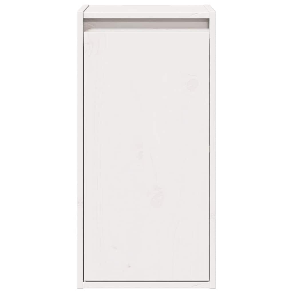 Zidni ormarići 2 kom bijeli 30 x 30 x 60 cm od masivne borovine