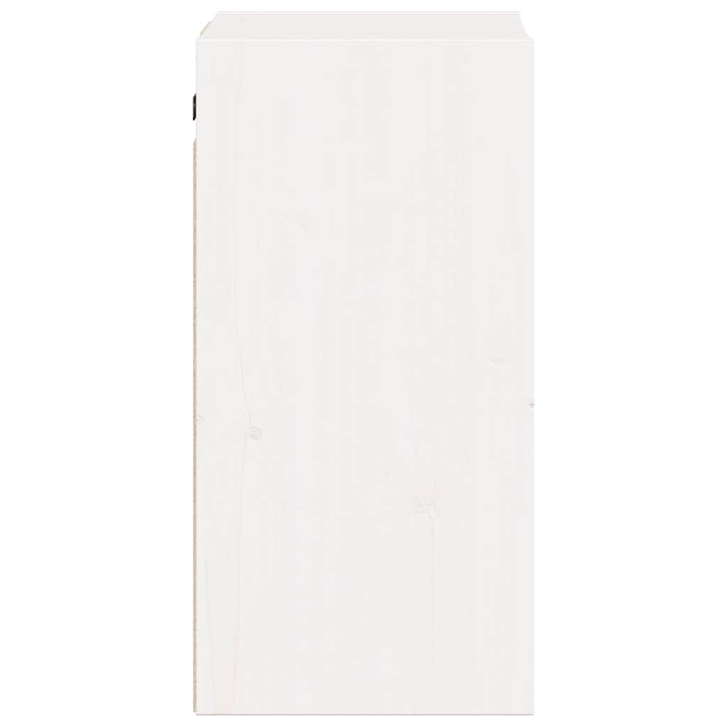 Zidni ormarići 2 kom bijeli 30 x 30 x 60 cm od masivne borovine