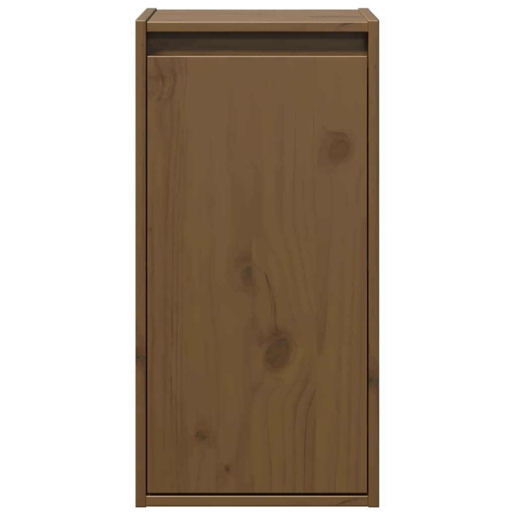 Zidni ormarići 2 kom boja meda 30x30x60 cm od masivne borovine