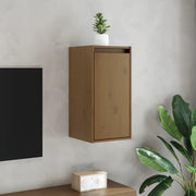 Zidni ormarići 2 kom boja meda 30x30x60 cm od masivne borovine