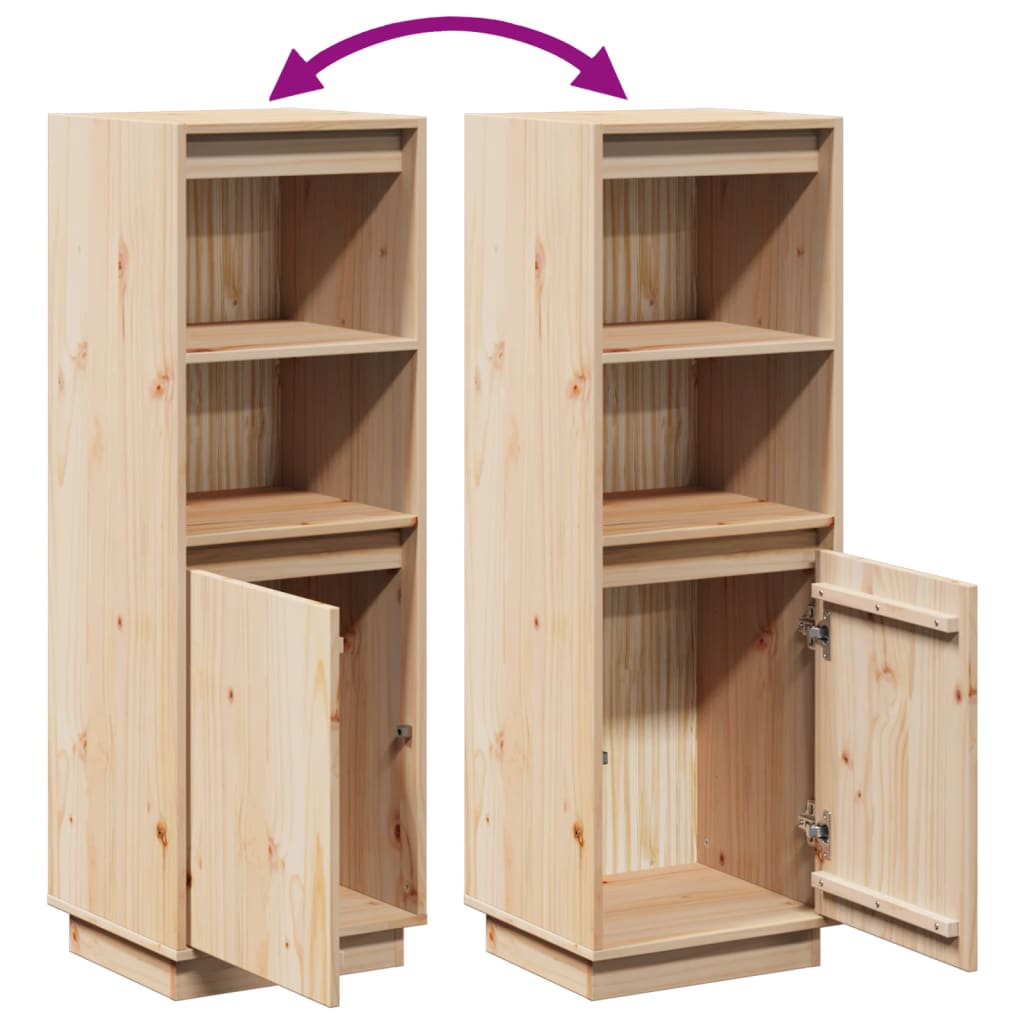 Visoka komoda 37 x 34 x 110 cm od masivne borovine