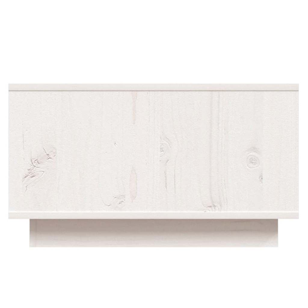 Stolić za kavu bijeli 55 x 56 x 32 cm od masivne borovine