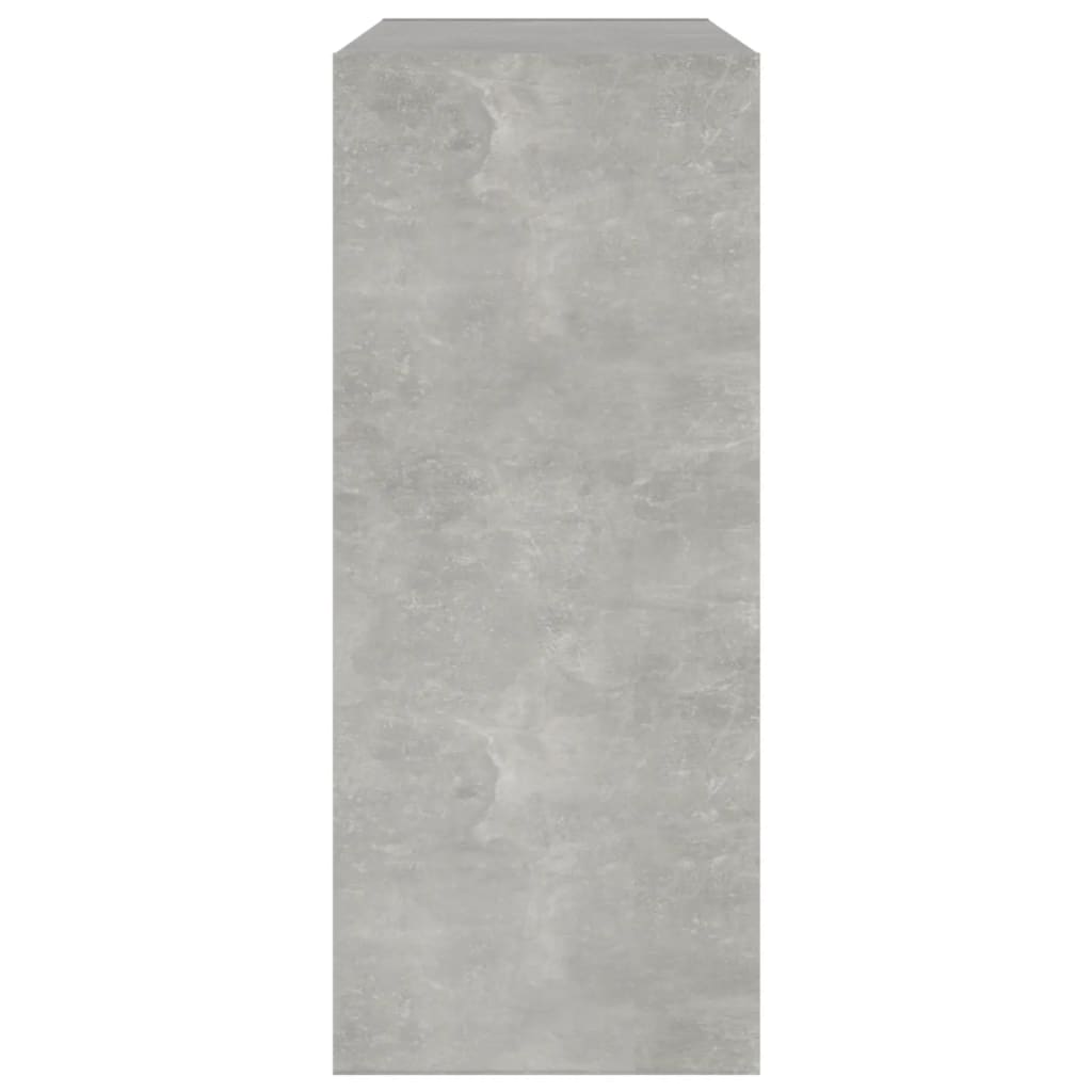 Ormarić za knjige / sobna pregrada boja betona 80x30x72 cm