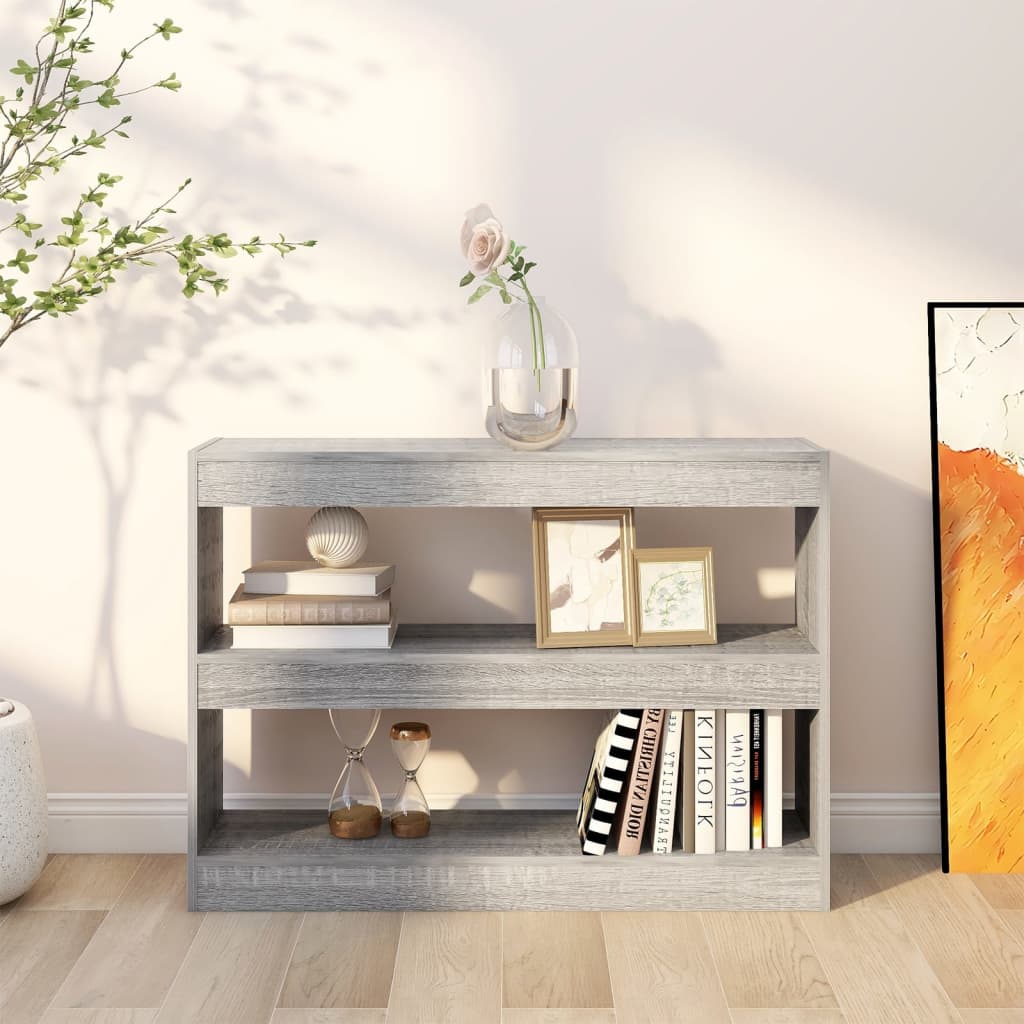 Ormarić za knjige / pregrada boja hrasta sonome 100x30x72 cm