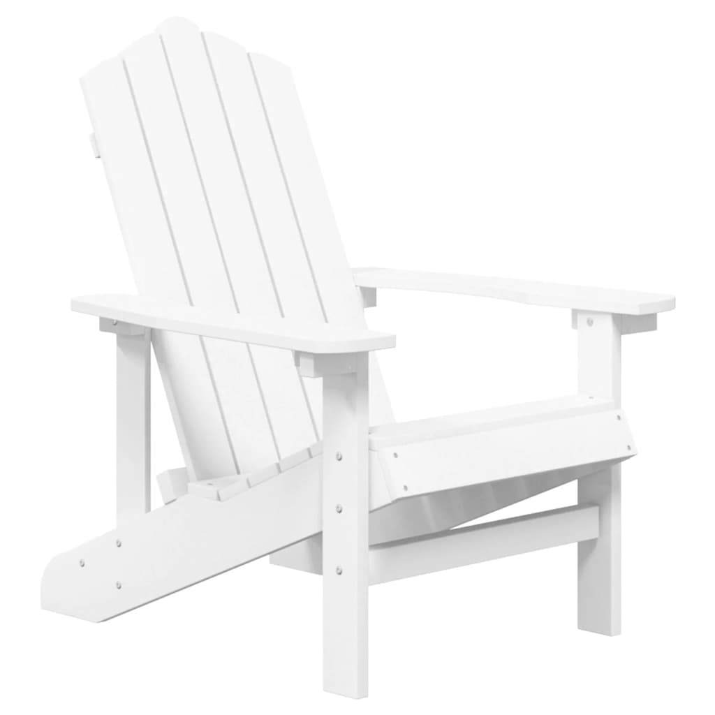 Vrtne stolice Adirondack 2 kom HDPE bijele