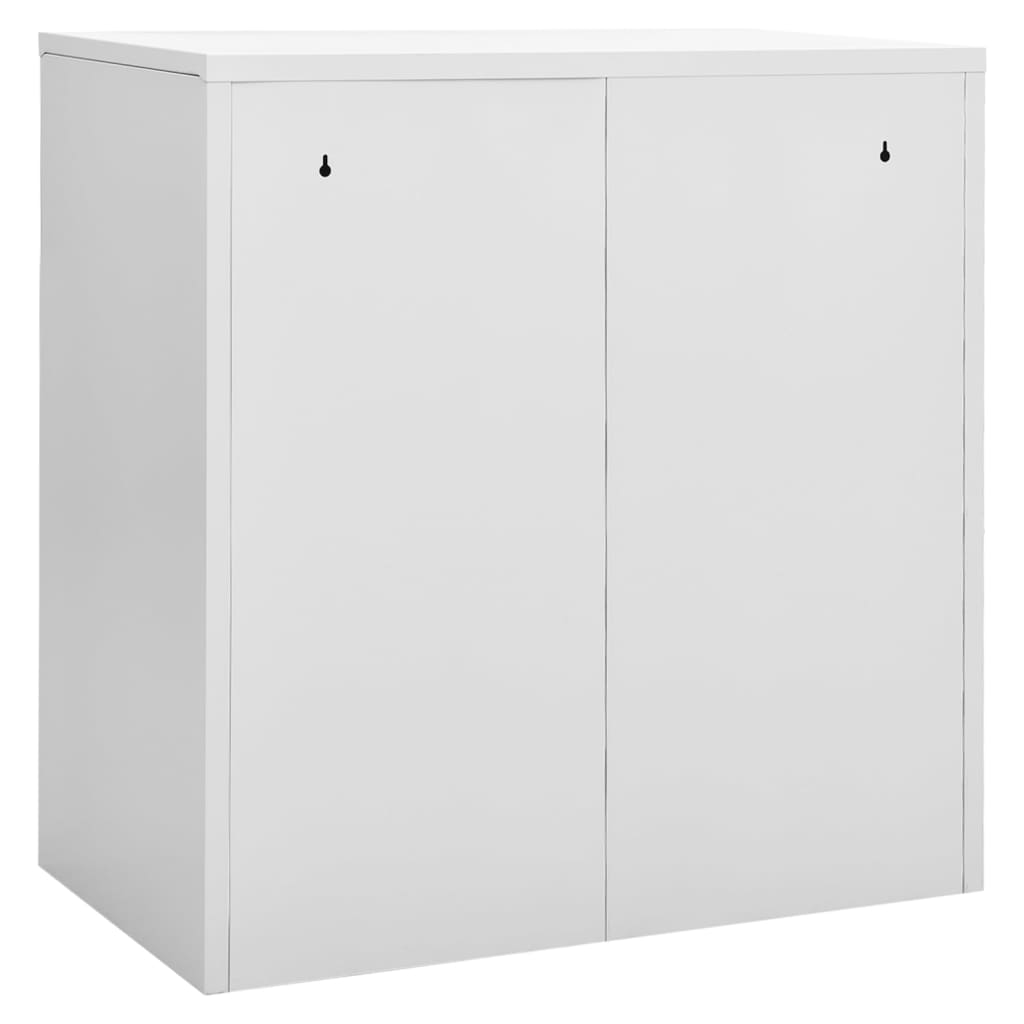 Ormarići s ključem 2 kom svjetlosivi 90 x 45 x 92,5 cm čelični