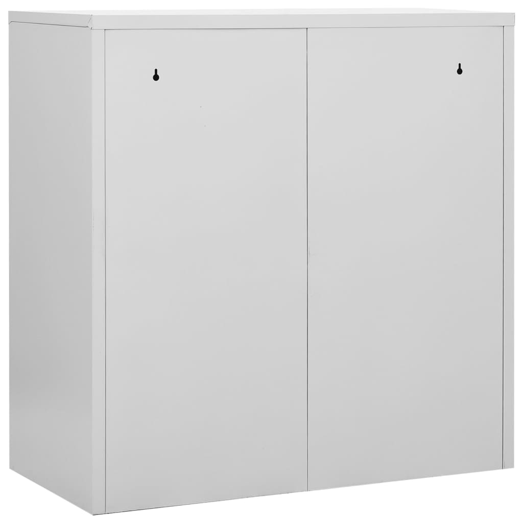 Ormarići s ključem 2 kom svjetlosivi/plavi 90x45x92,5 cm čelik