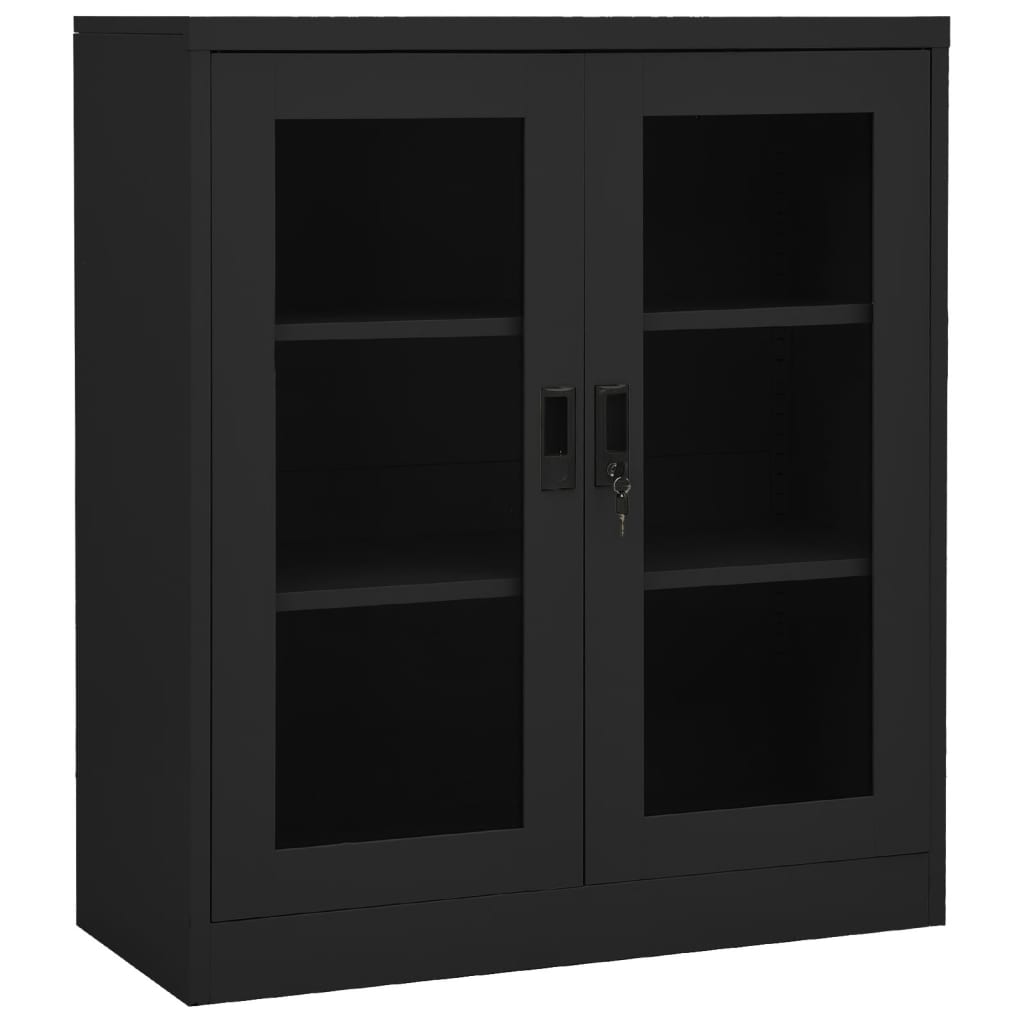 Uredski ormarić sa sadilicom antracit 90 x 40 x 128 cm čelični