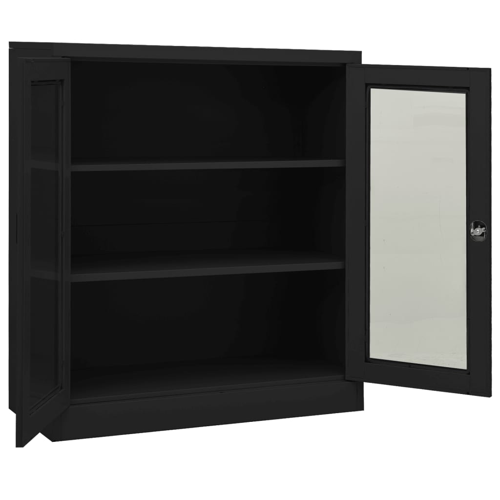 Uredski ormarić sa sadilicom antracit 90 x 40 x 128 cm čelični