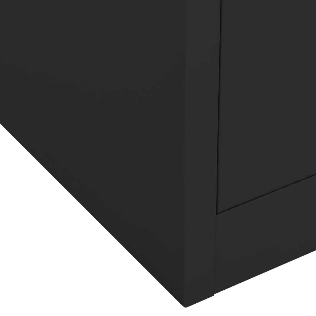 Uredski ormarić sa sadnicom antracit 90 x 40 x 125 cm od čelika
