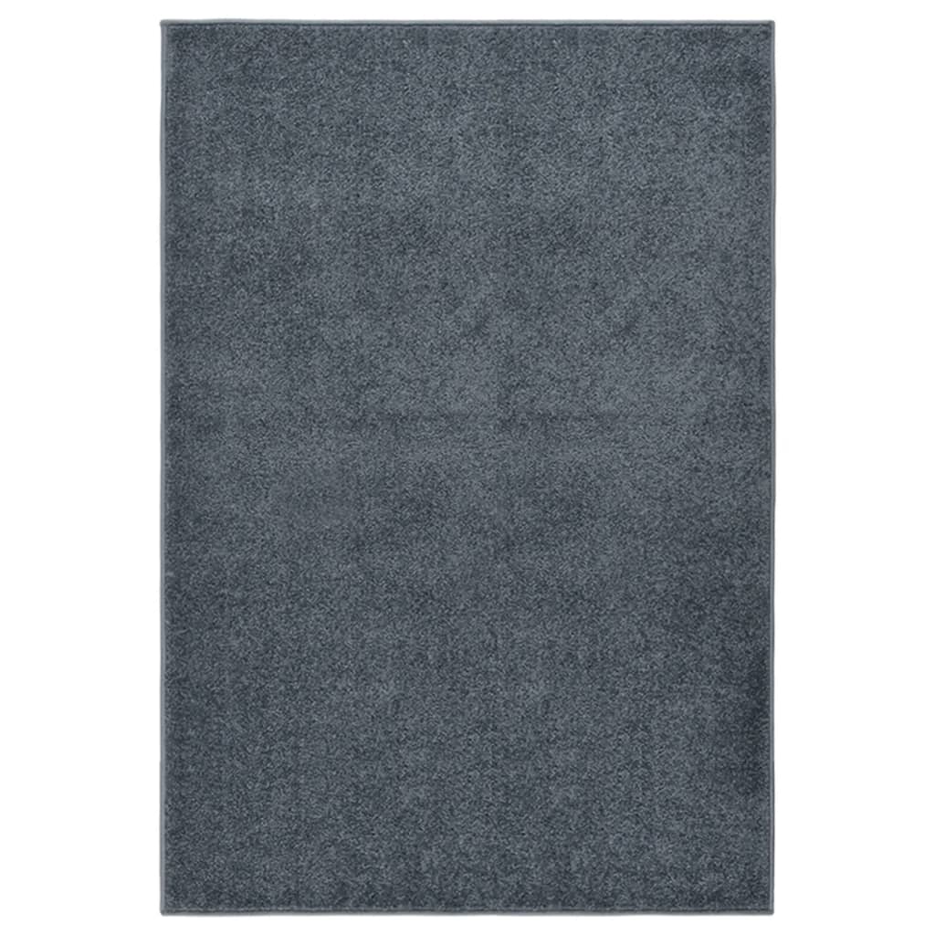 Tepih s kratkim vlaknima 160 x 230 cm antracit