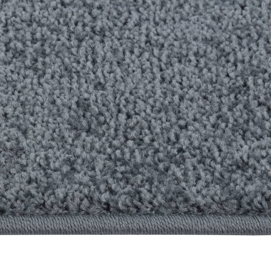 Tepih s kratkim vlaknima 160 x 230 cm antracit