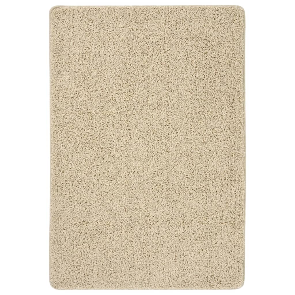 Čupavi tepih krem protuklizni 160 x 230 cm