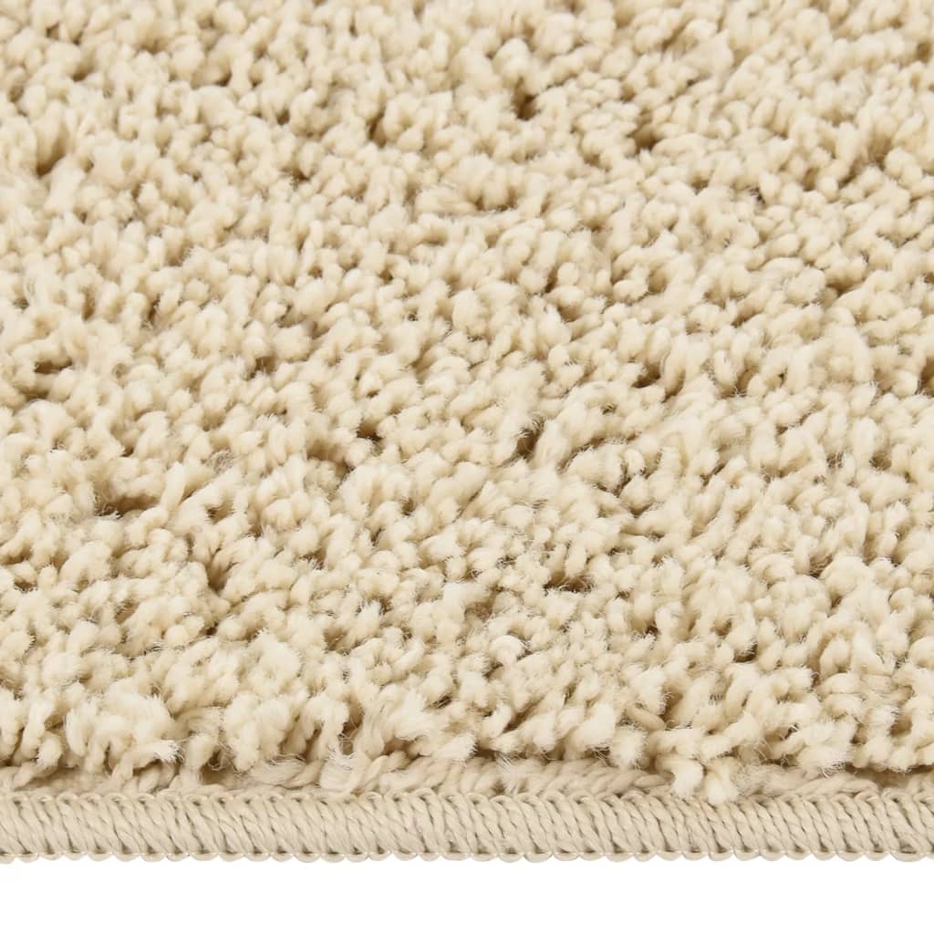 Čupavi tepih krem 200 x 290 cm protuklizni