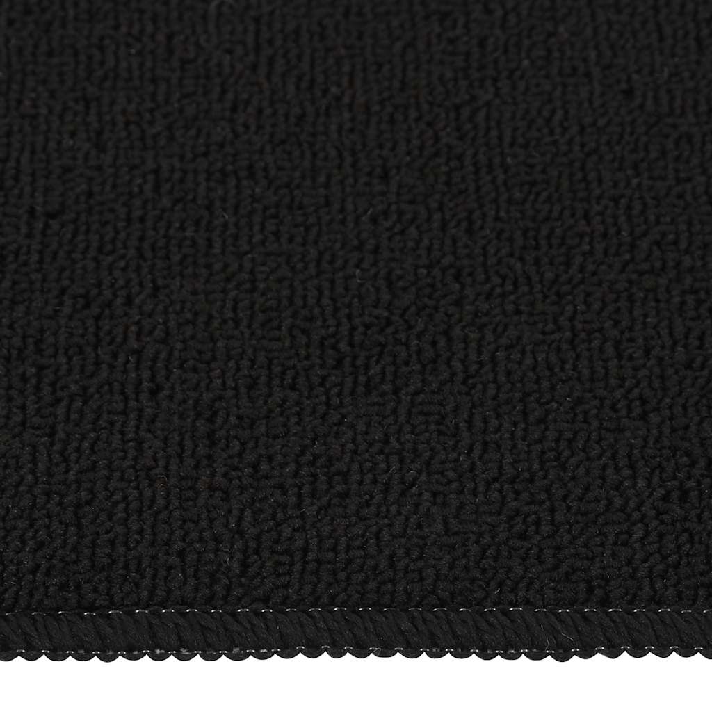 Protuklizni otirači za stepenice 15 kom 60x25cm crni pravokutni