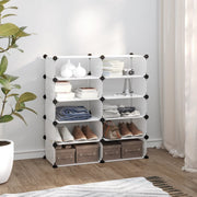 Stalak za cipele prozirni 84 x 32 x 88,5 cm PP