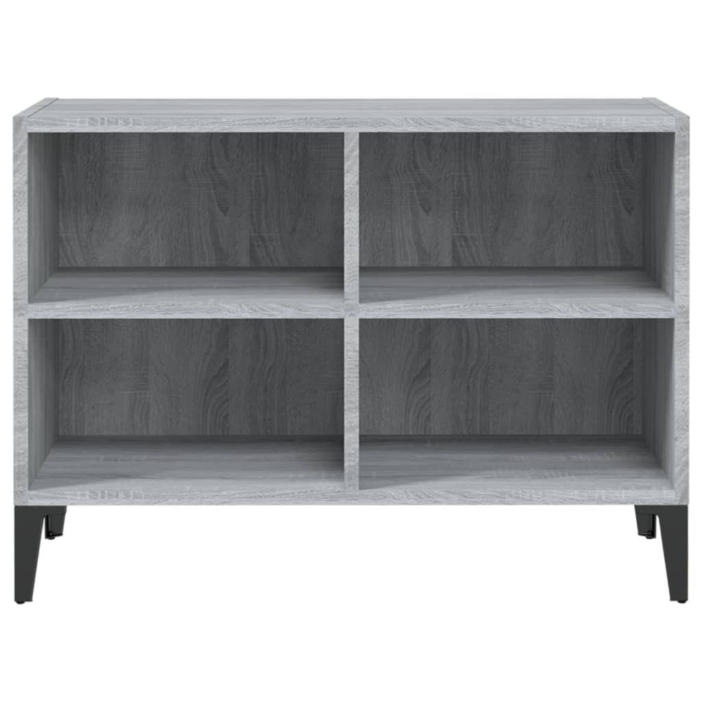 TV ormarić s metalnim nogama boja sivog hrasta 69,5x30x50 cm