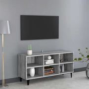 TV ormarić s metalnim nogama boja hrasta sonome 103,5x30x50 cm