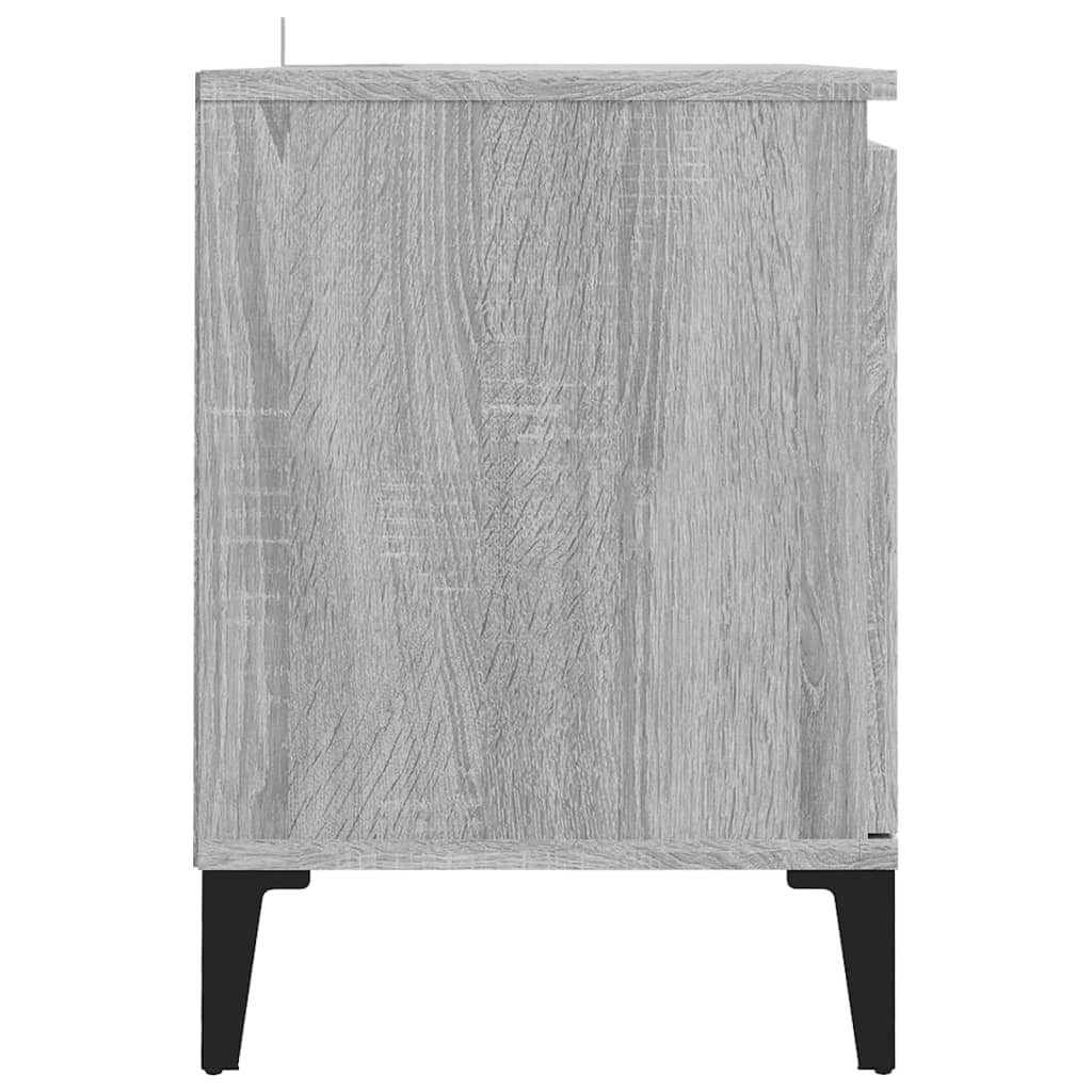 TV ormarić s metalnim nogama boja hrasta sonome 103,5x35x50 cm