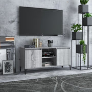 TV ormarić s metalnim nogama boja hrasta sonome 103,5x35x50 cm