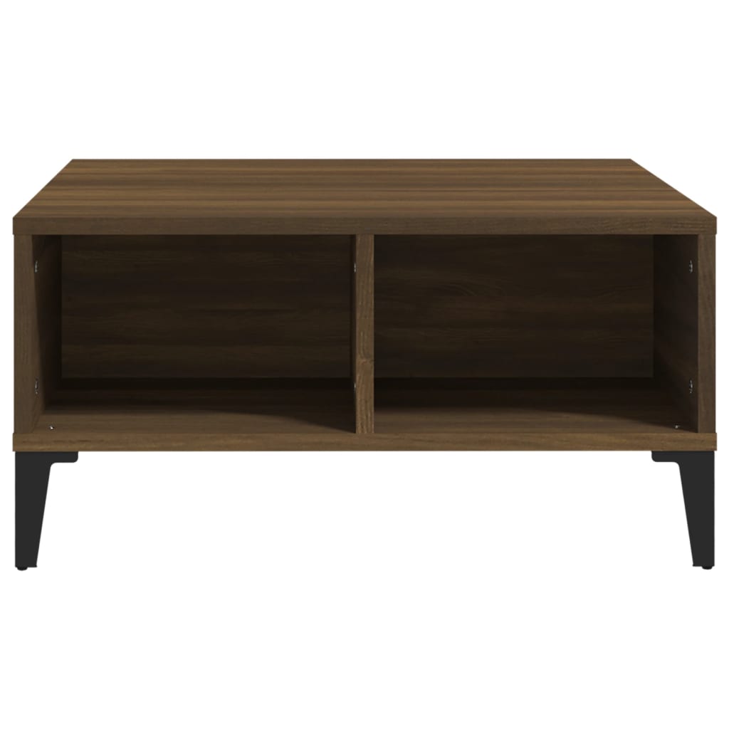 Stolić za kavu boja smeđeg hrasta 60 x 60 x 30 cm od iverice