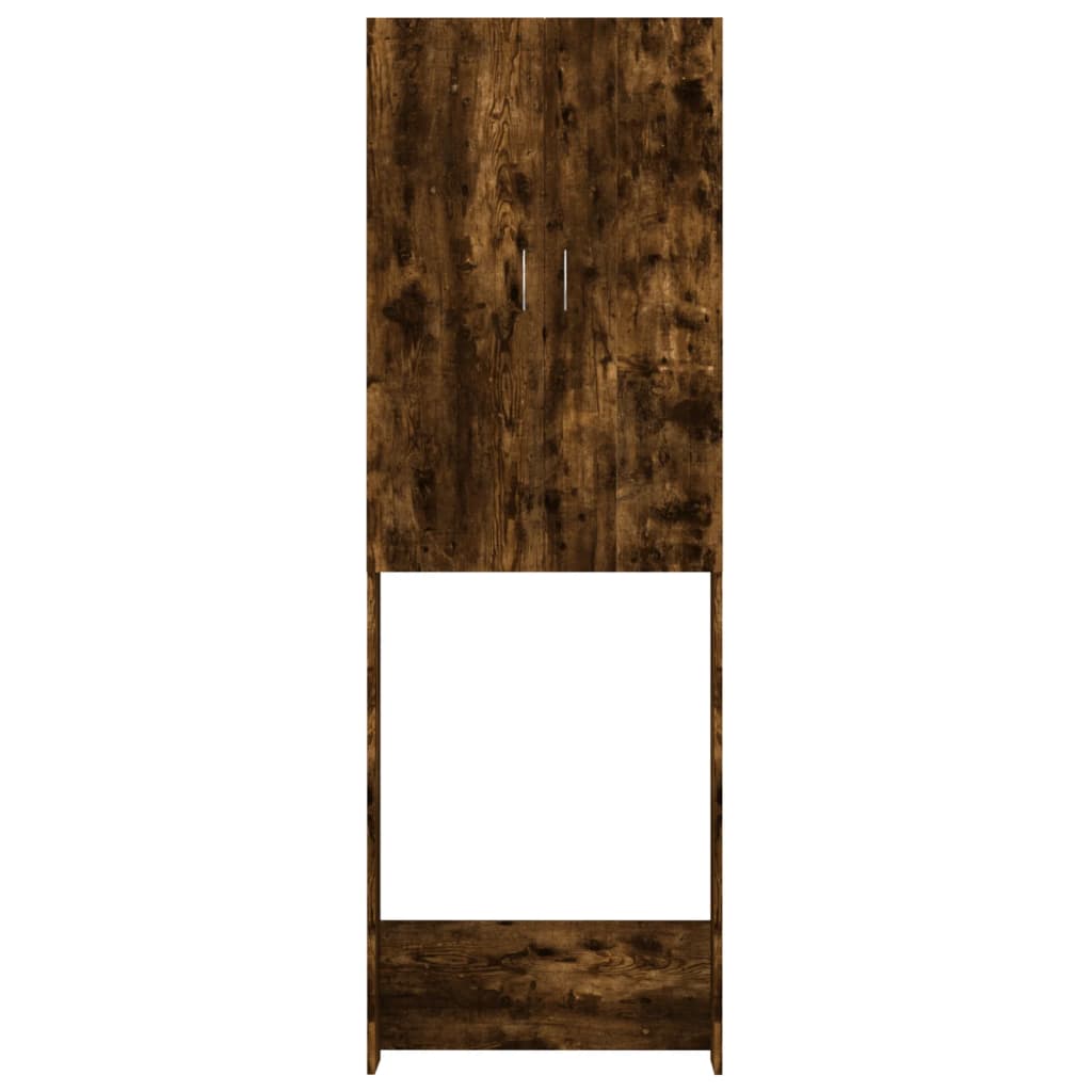 Ormarić za perilicu rublja boja dimljenog hrasta 64x25,5x190 cm